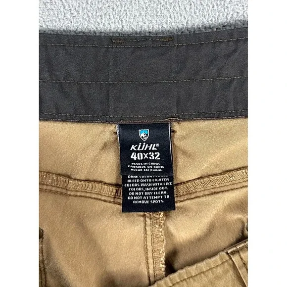 Kuhl Shorts Capris Mens 40 Brown Teak Outsider Longer Length Outdoor Hiking - Picture 10 of 13